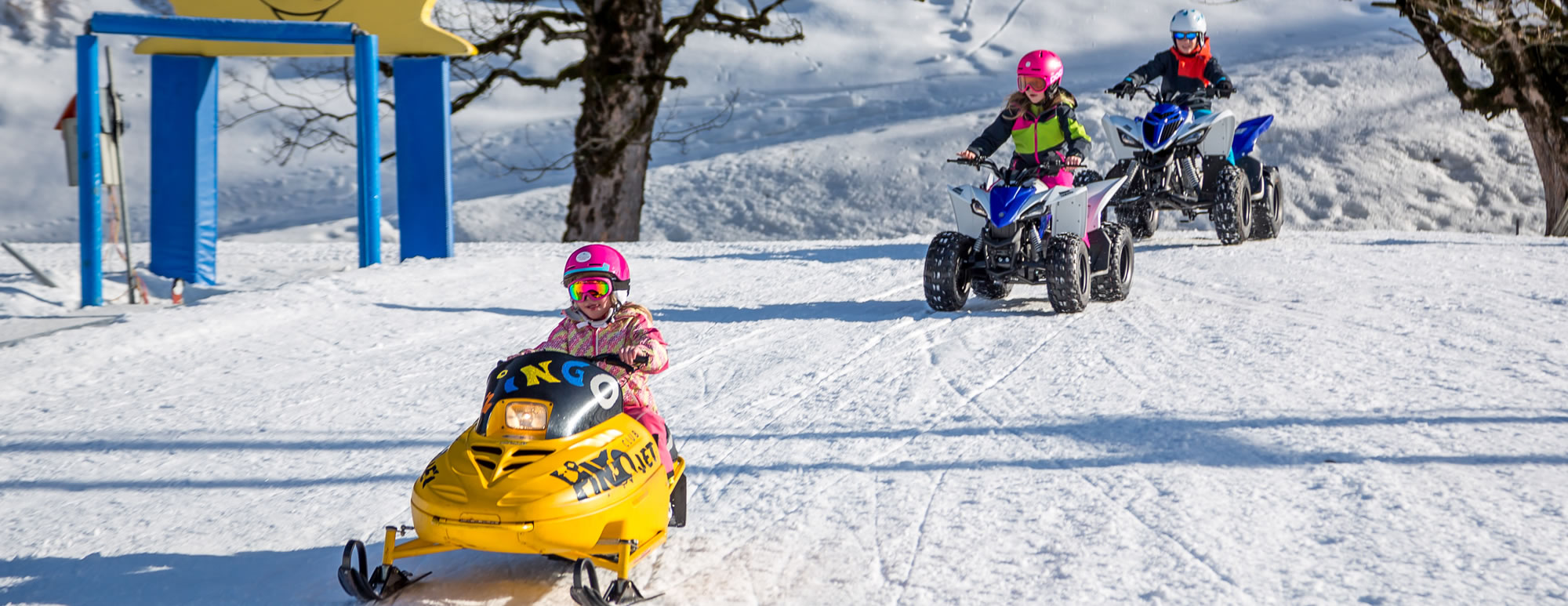 Skidoo und Quad fahren